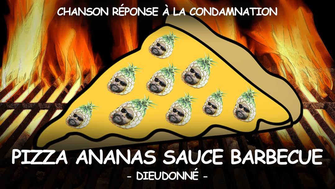 Pizza ananas sauce barbecue