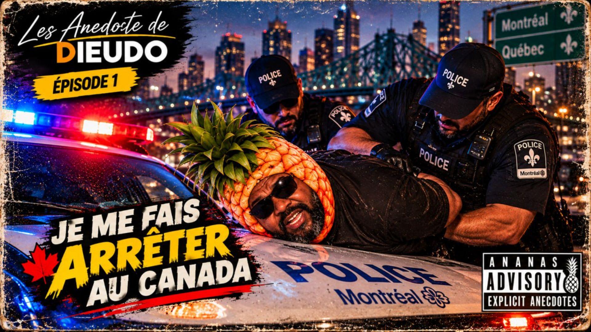 Les Anecdotes de Dieudo : Je me fais arrêter au canada !