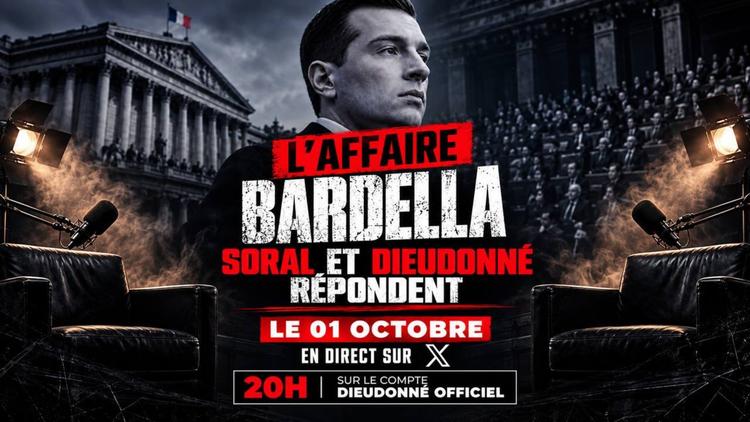 Rediffusion du Live : Dieudo et Soral répondent à Bardella