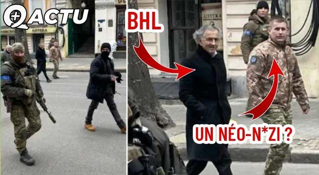 BHL en Ukraine avec des néo-nazis ?