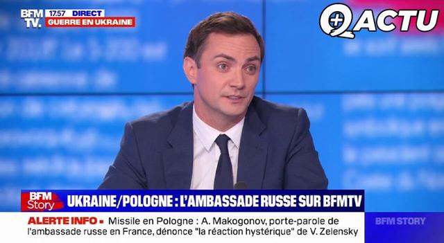 Le porte-parole de l'ambassade de Russie DÉTRUIT des journalistes sur BFMTV
