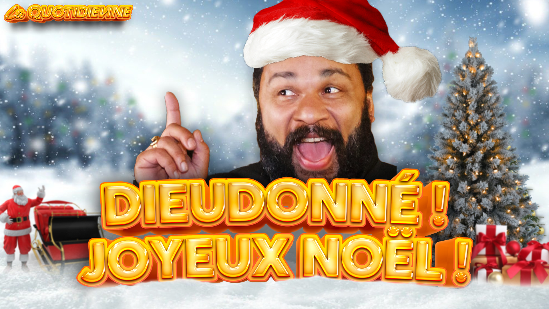 Dieudo vous souhaite un joyeux Noël !
