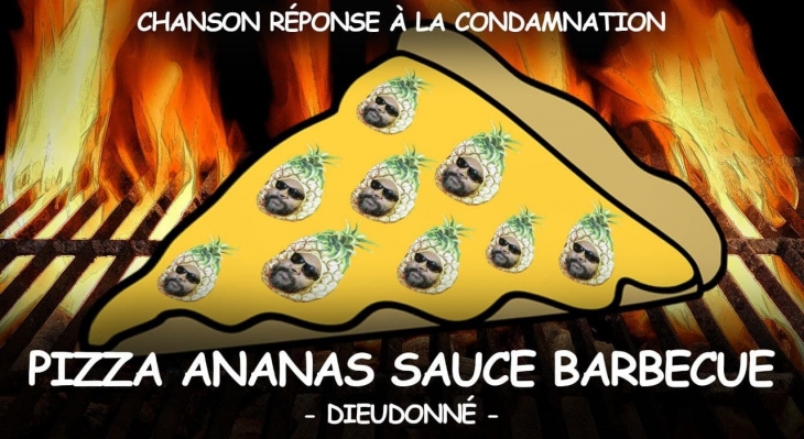 Pizza Ananas Sauce Barbecue !