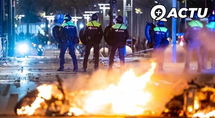 Rotterdam, les policiers tirent à balles réelles sur les manifestants ?!